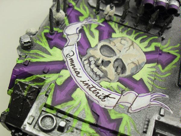 Chaos Space Marines, Freehand, Rhino, Skull