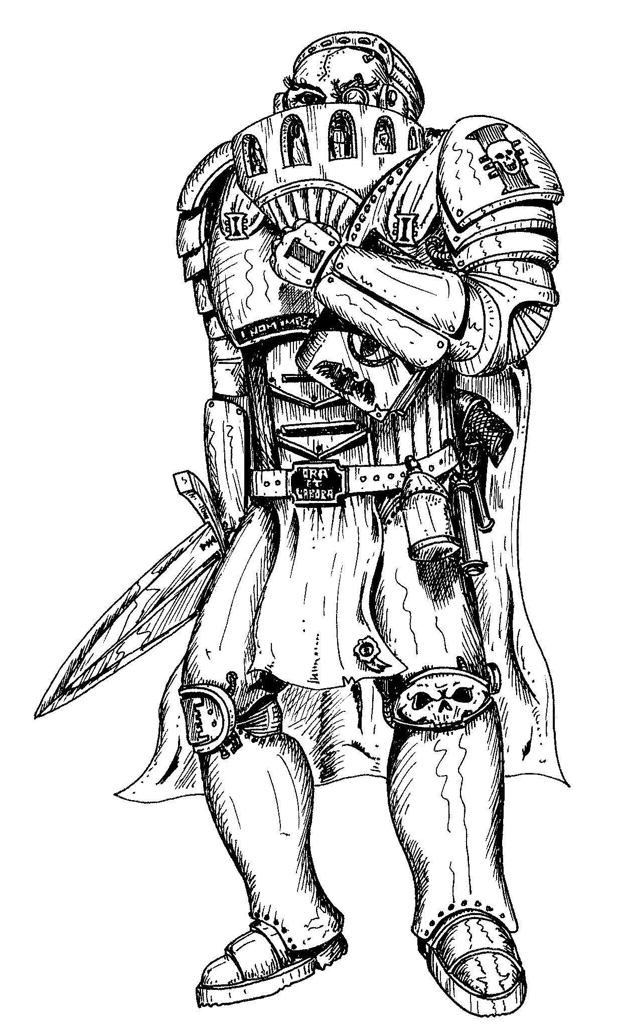 Energie Fist, Gatling, Iron, Iron Hands, Land Raider, Lr, Pre Heresy, Space Marines, Sturmkanone, Terminator Armor