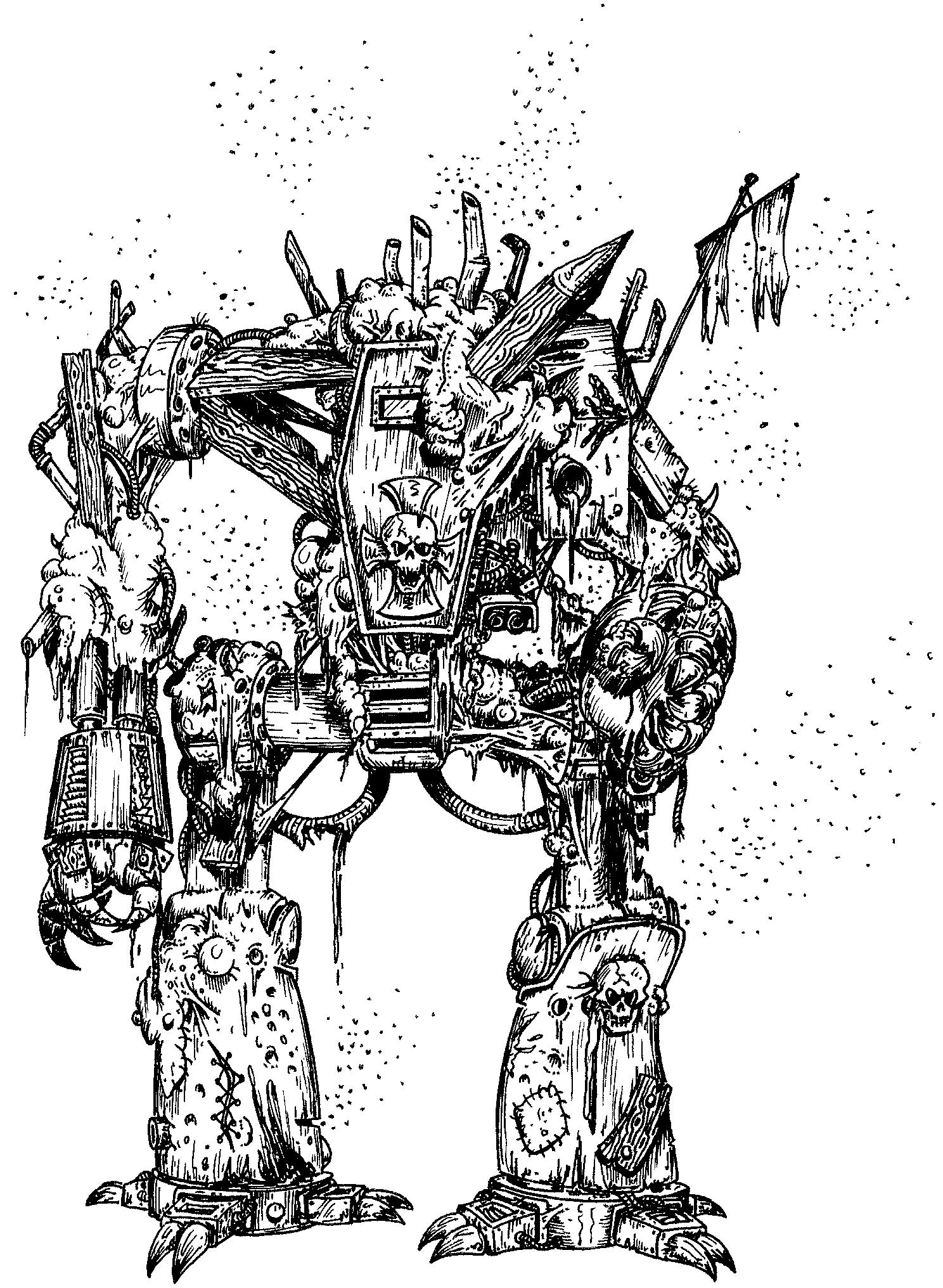 Artwork, Dreadnought, Fighting, Iron Hands, Machine, Moriar