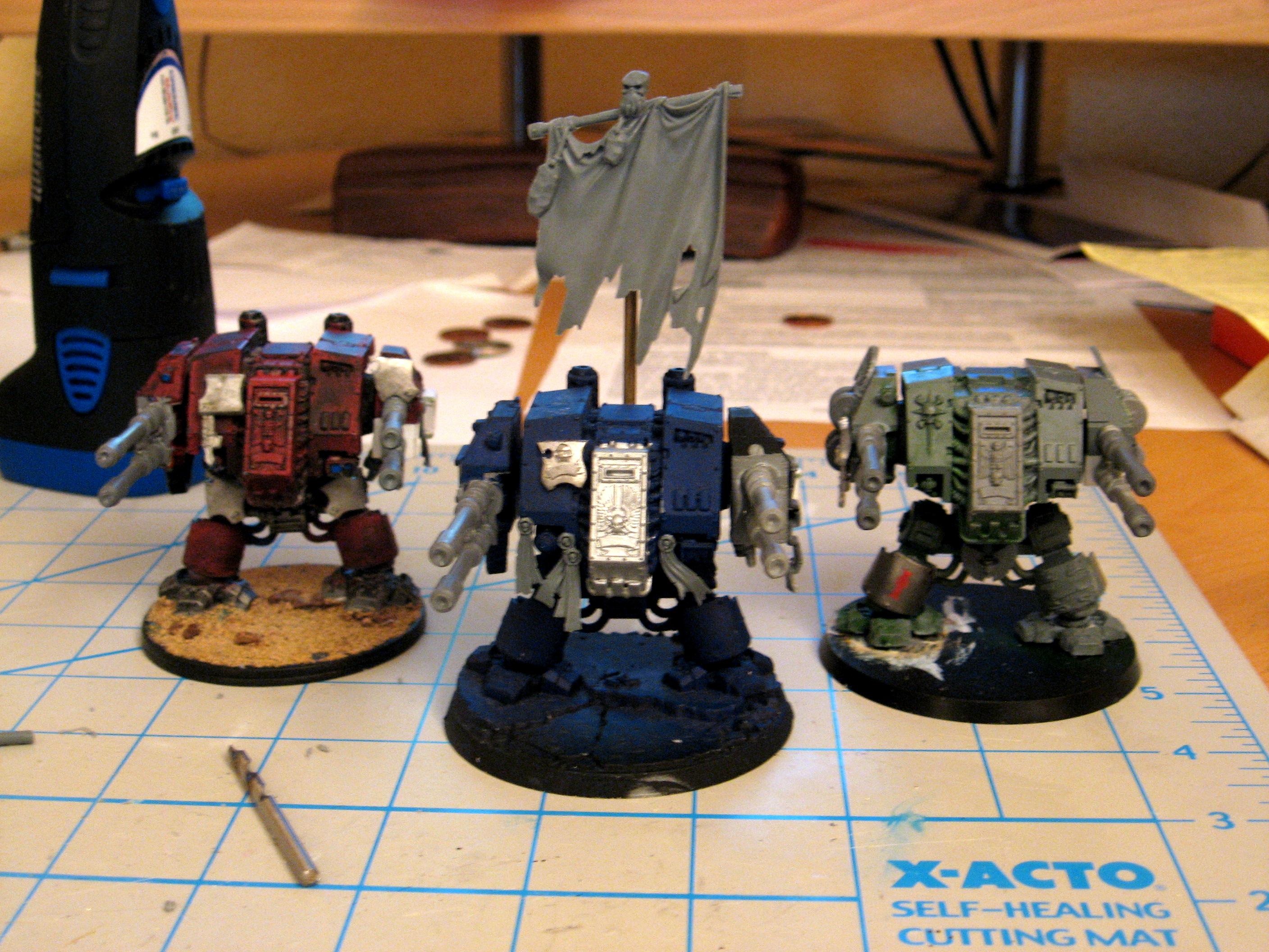 Dreadnought, Rifleman, Space Marines