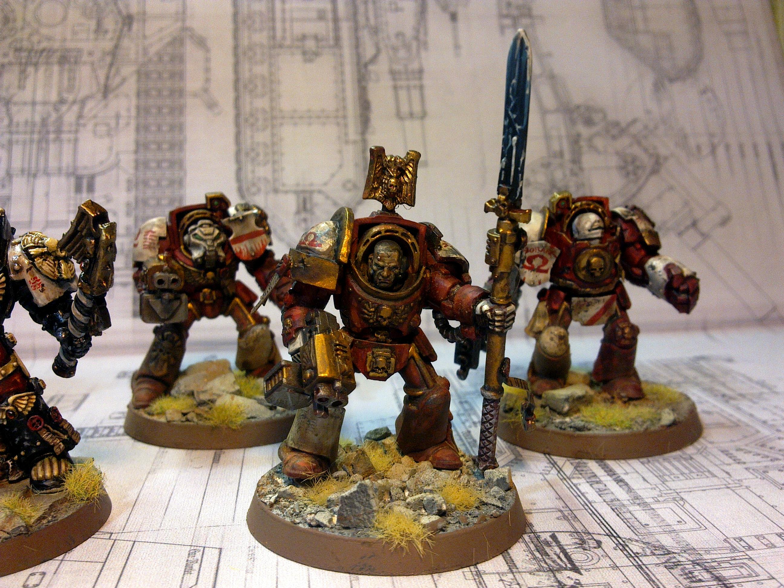 Space Marines, Terminator Armor, Weathered