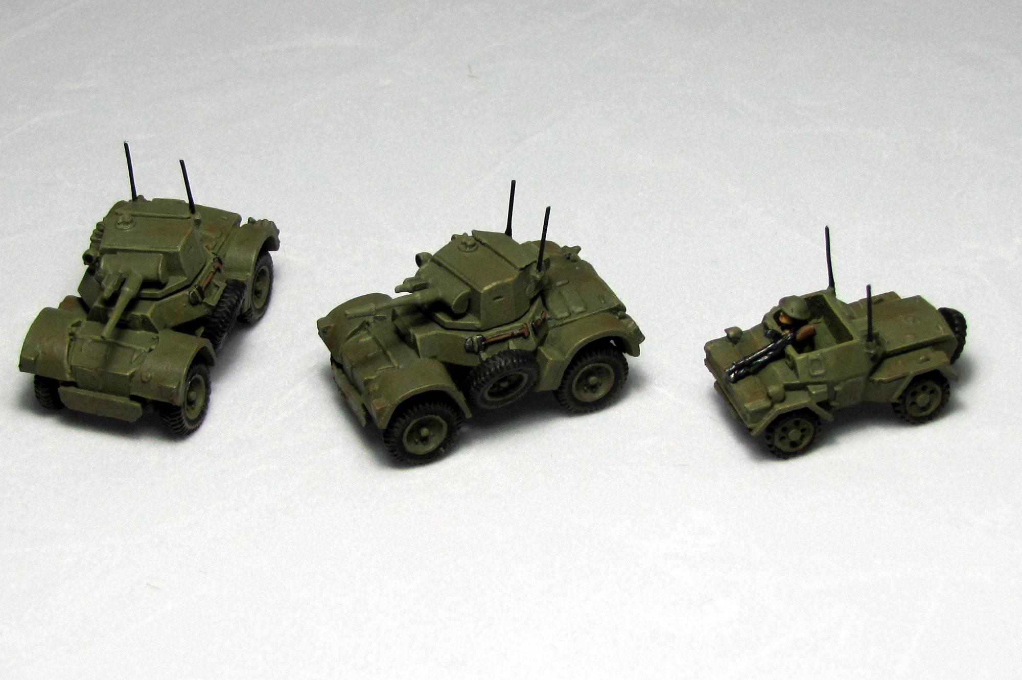 15mm, Armoured Cars, British, Flames Of War, World War 2