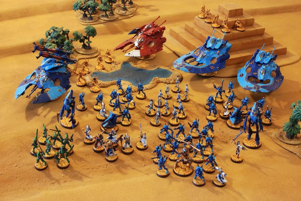 Army, Eldar, Fire Prism, Night Spinner, Wave Serpent