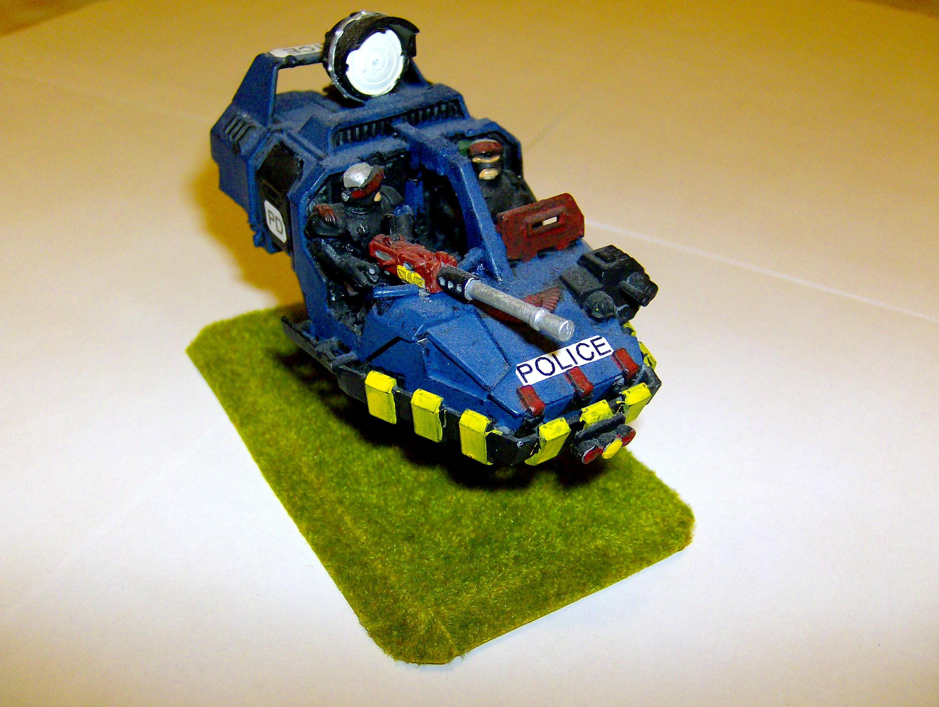 Adeptus Arbites, Land Speeder, Necromunda, Police, Warhammer 40,000