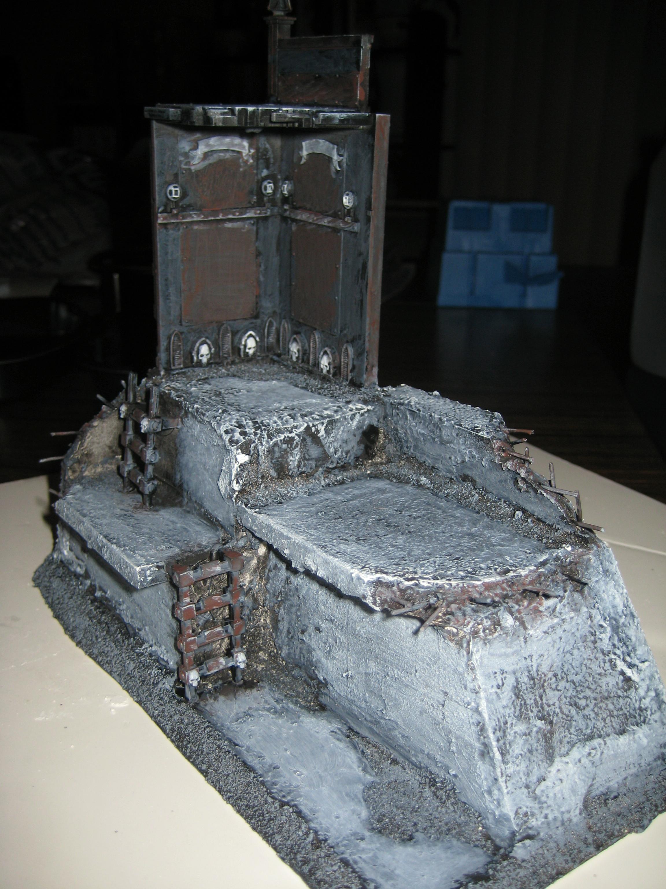 Fortified position back