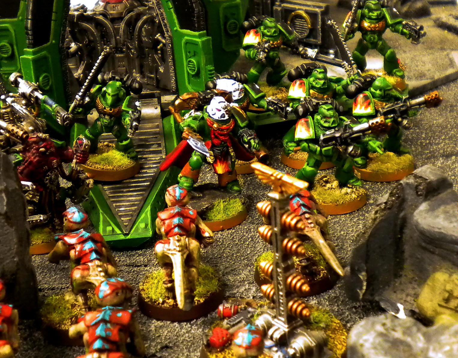 Assault Squad, Battle Report, Salamanders, Space Marines, Tyranids, Vulkan, Warhammer 40,000