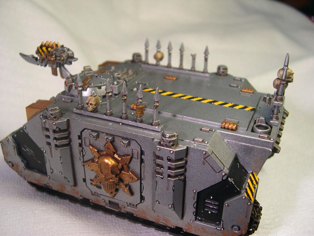 Chaos Space Marines, Iron Warriors, Rhino, Warhammer 40,000