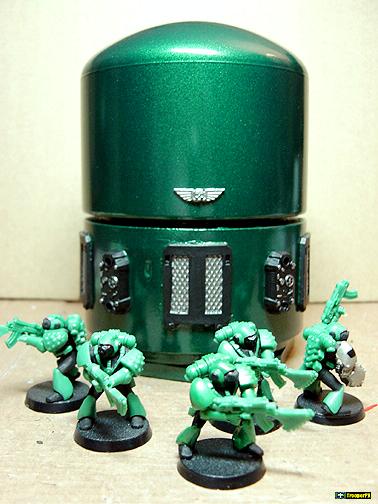 Space Marines, Toxic Angels and Drop Pod