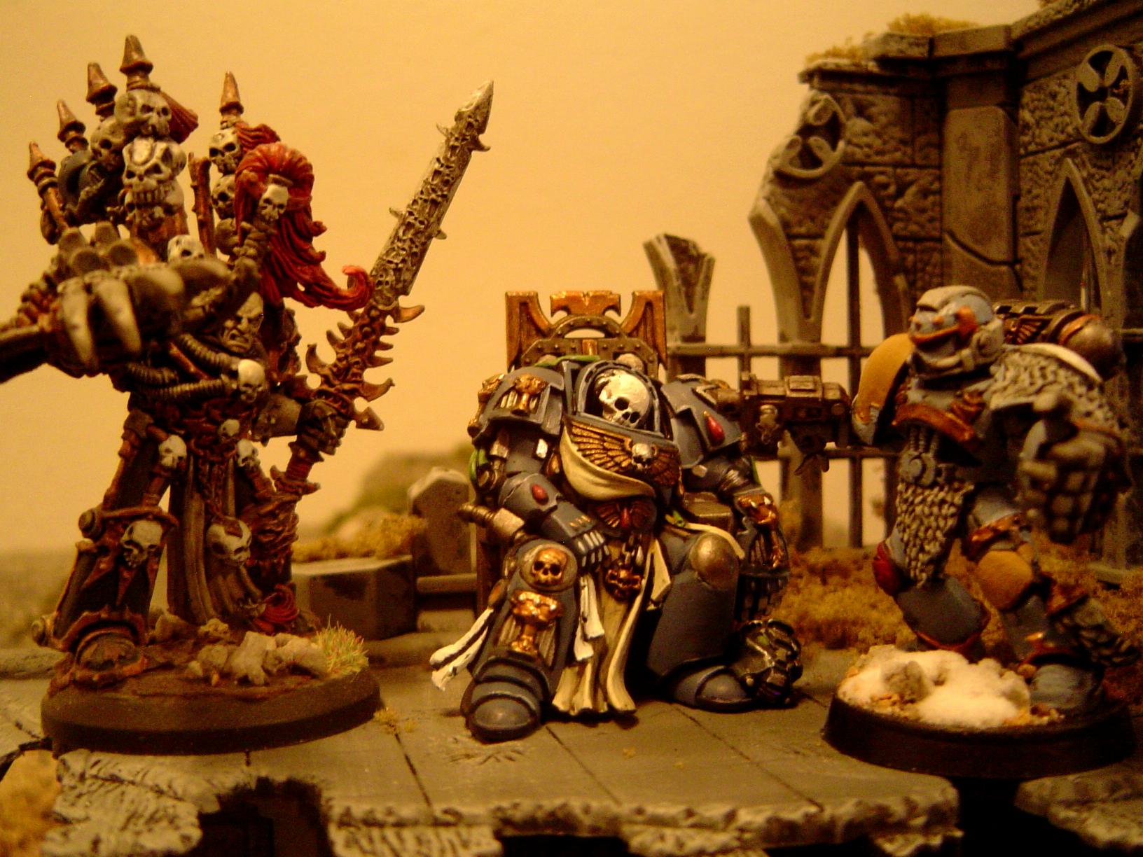Abbadon, Chaos, Space Wolves, Terminator Armor