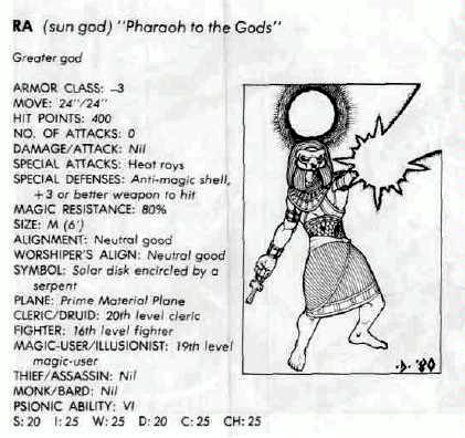 Copyright Tsr, Deities And Demigods, Dungeons And Dragons, Retro Review