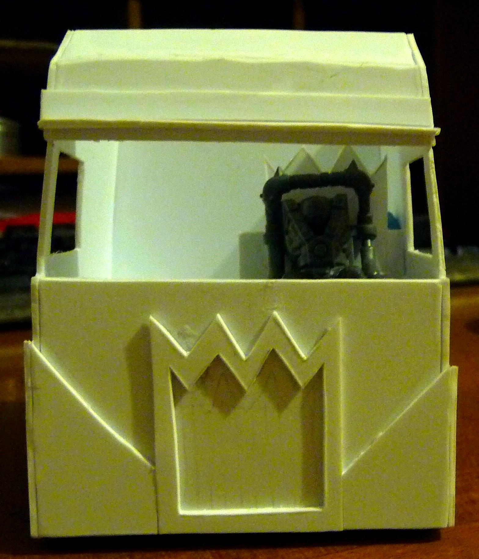 Battle Wagon Wip, Custom, Orks, Scratch Build, Vehicle, Warhammer 40,000
