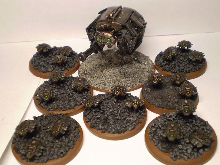 Necrons, Scarabs, Tomb Spyder, Warhammer 40,000