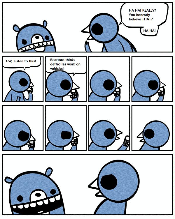 Cartoon, Deffrolla, Humor, Orks