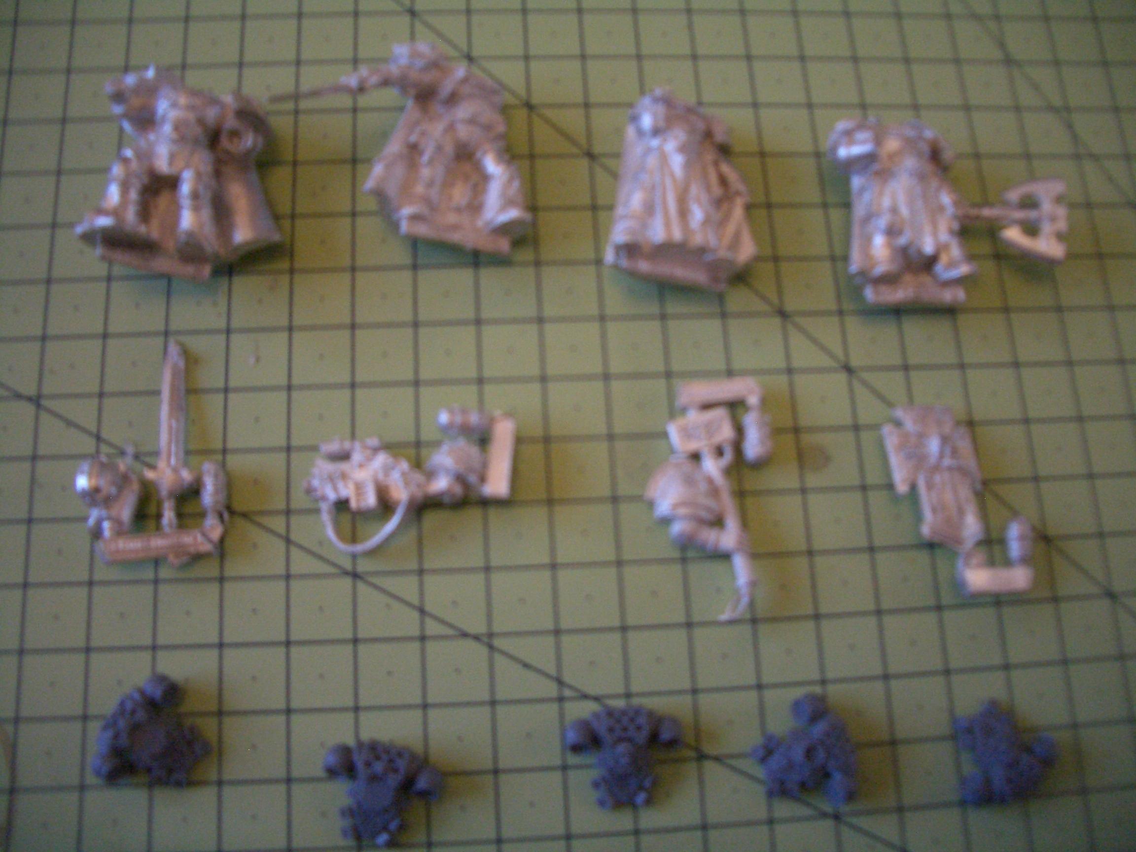 Chapter Masters, Unpainted, Warhammer 40,000, Work In Progress