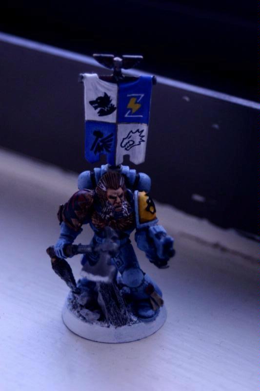 Banner, Grey Hunter, Space Wolves, Warhammer 40,000, Winter Base