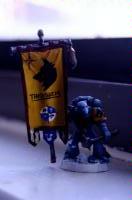 Banner, Grey Hunter, Space Wolves, Warhammer 40,000, Winter Base, Wolf Standard