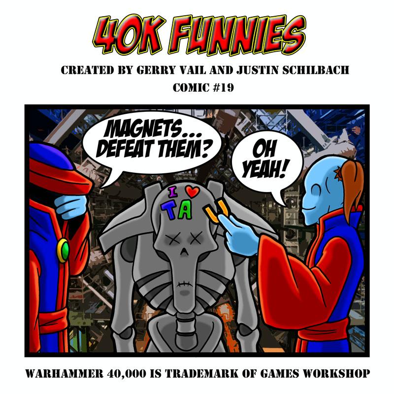 40k Funnies, Cartoon, Humor, Necron Abuse, Tau