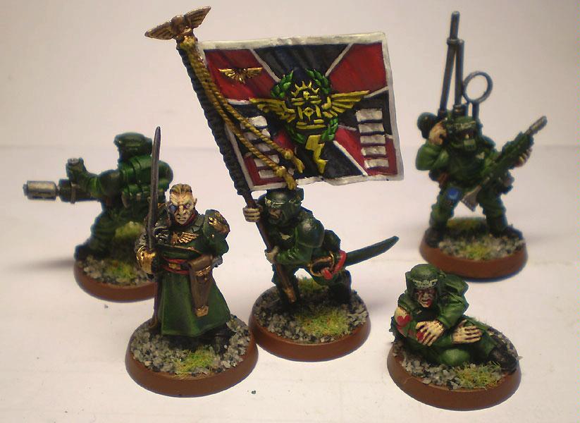 Cadian command squad