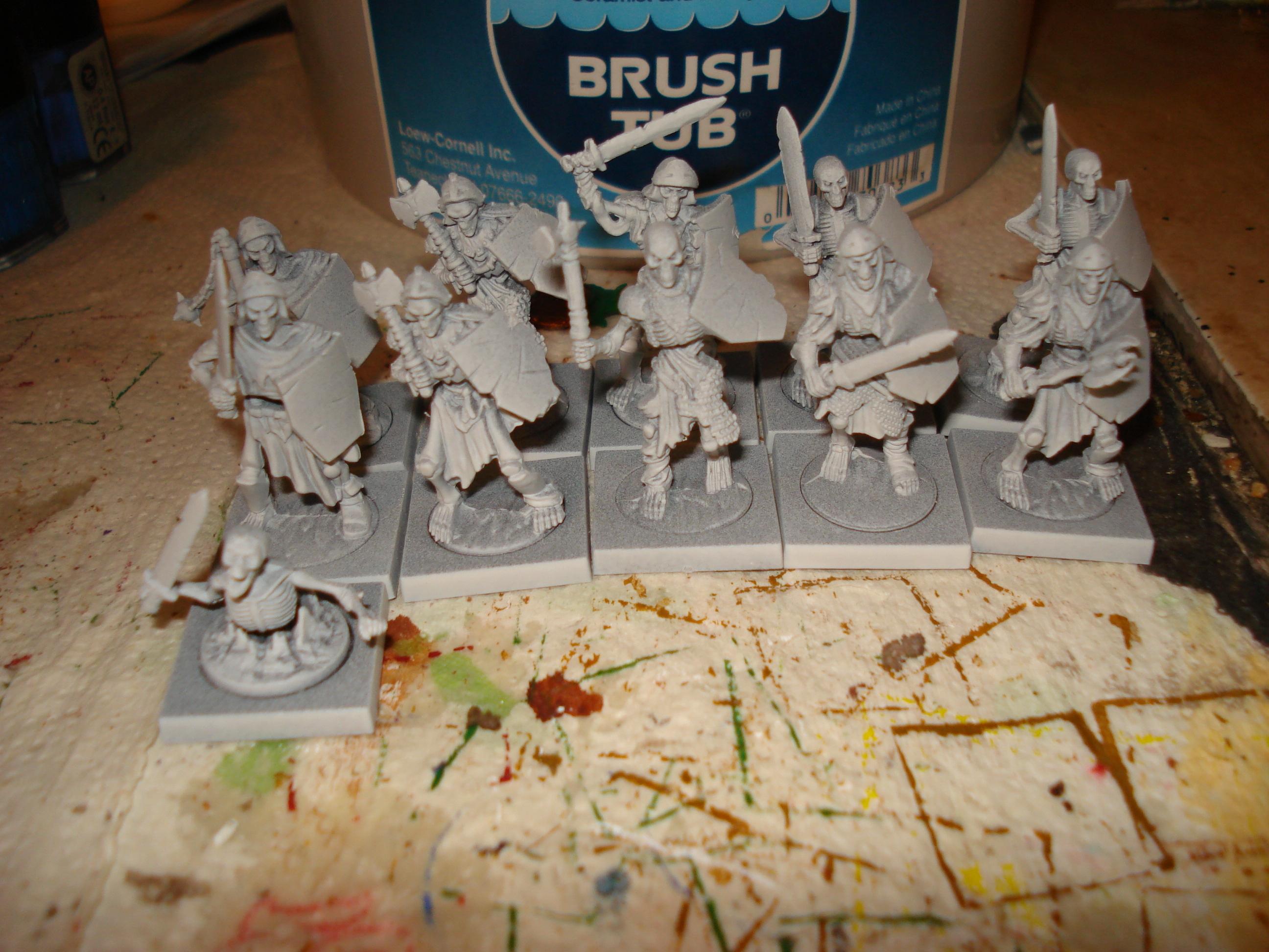 Bone, Kings Of War, Kow, Mantic, Primer, Skeletons, Undead
