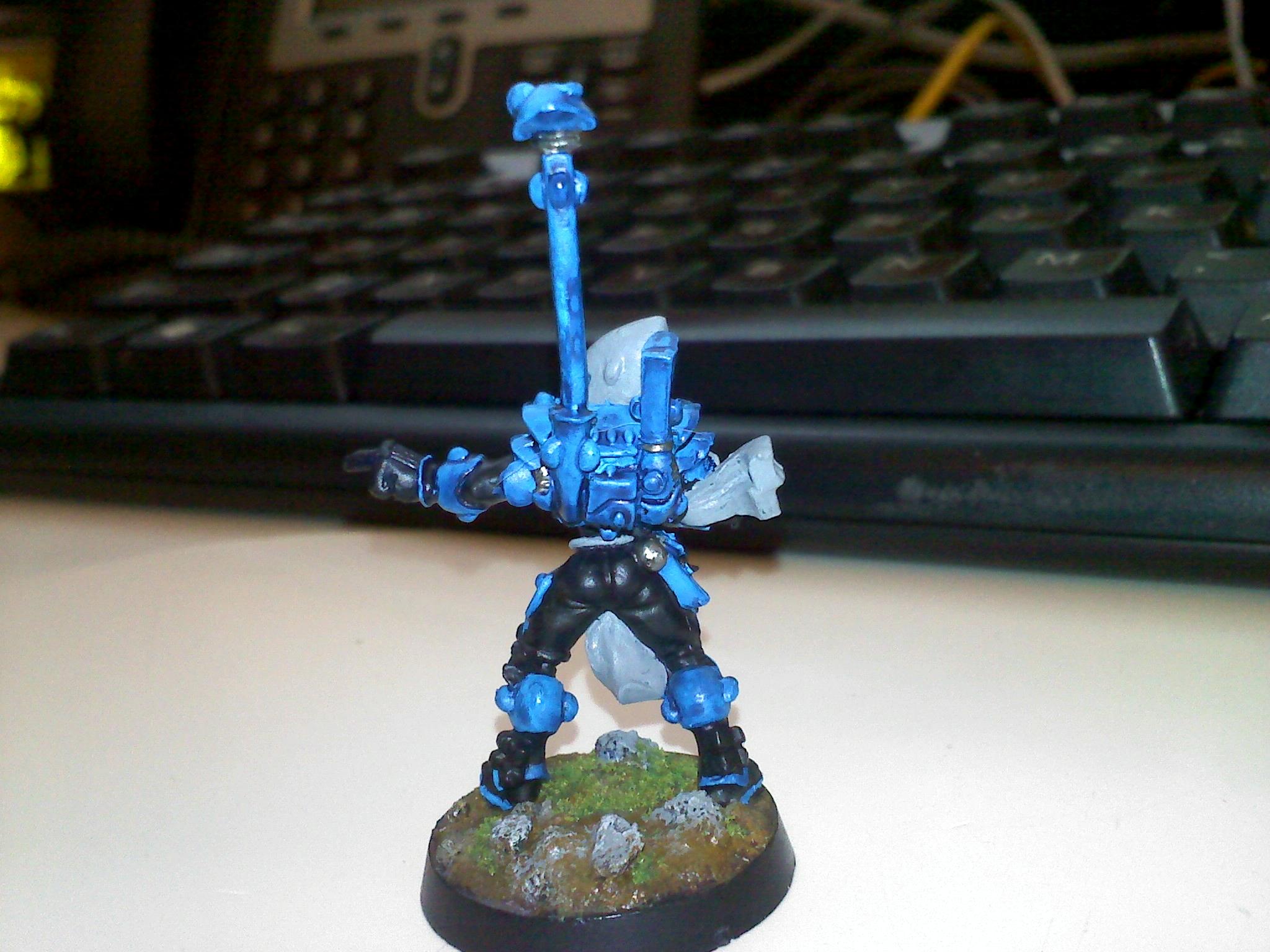 Blue, Eldar, Gunner, Warhammer 40,000