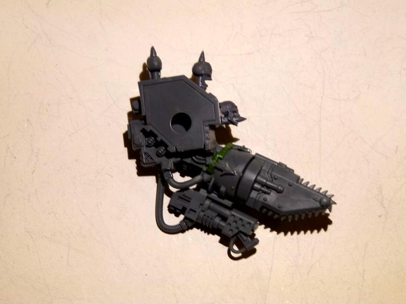 Chainfist, Chaos Space Marines, Conversion, Dreadnought, Khorne, Warhammer 40,000, Work In Progress