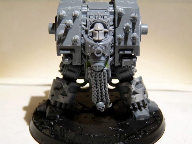 Chaos Space Marines, Conversion, Dreadnought, Khorne, Warhammer 40,000, Work In Progress