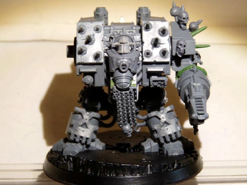 Chainfist, Chaos Space Marines, Conversion, Dreadnought, Khorne, Warhammer 40,000, Work In Progress