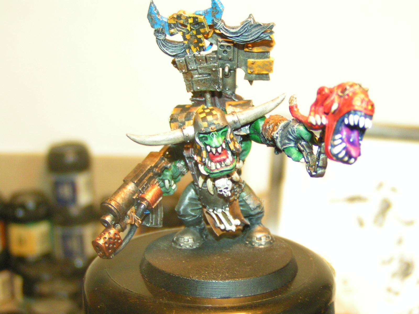 Orks, Warboss, Warboss w. sqig2