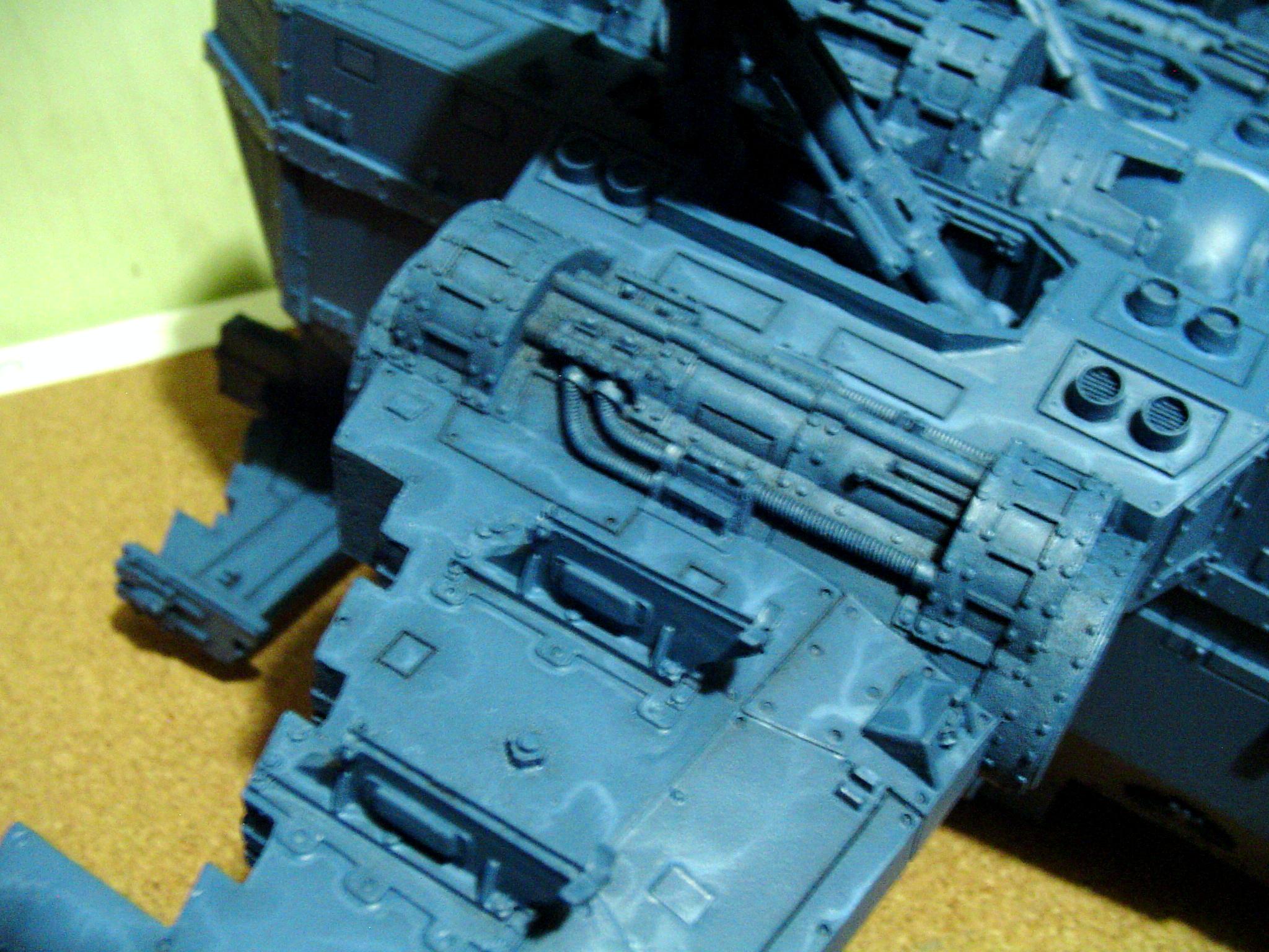 Left wing underside