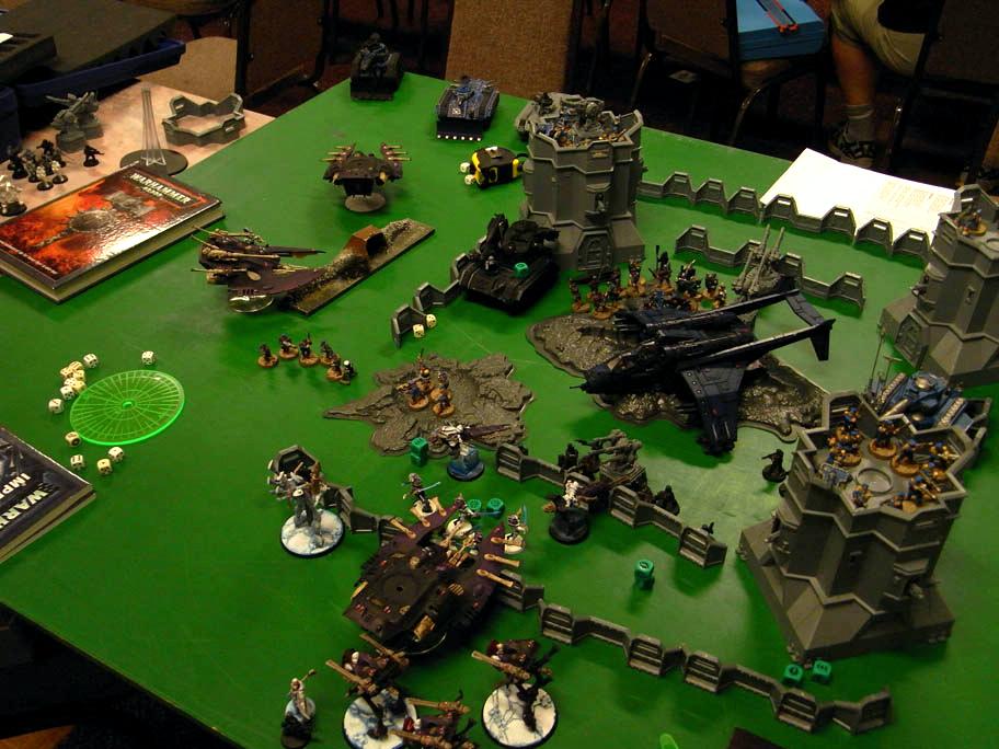 Eldar, Game Table, Imperial Guard, Tabletop