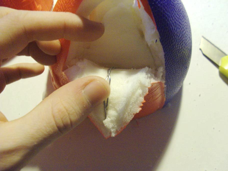 Work In Progress, 4: Affix the supports to the interior of the petals