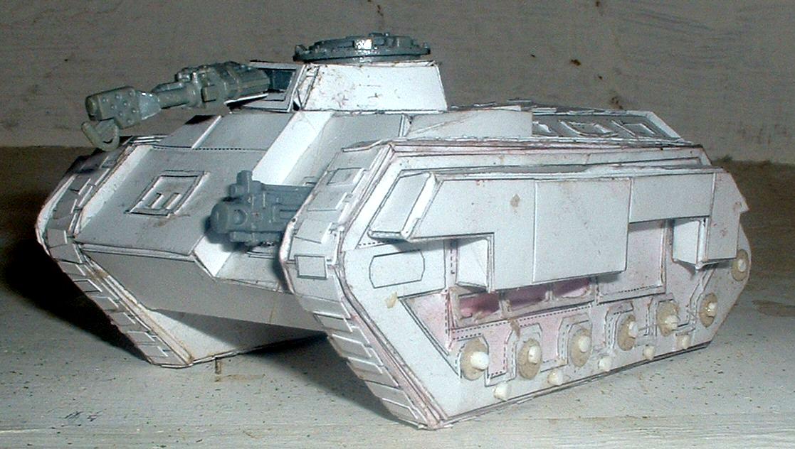 Cardstock, Chimera, Imperial Guard, Scratch Build