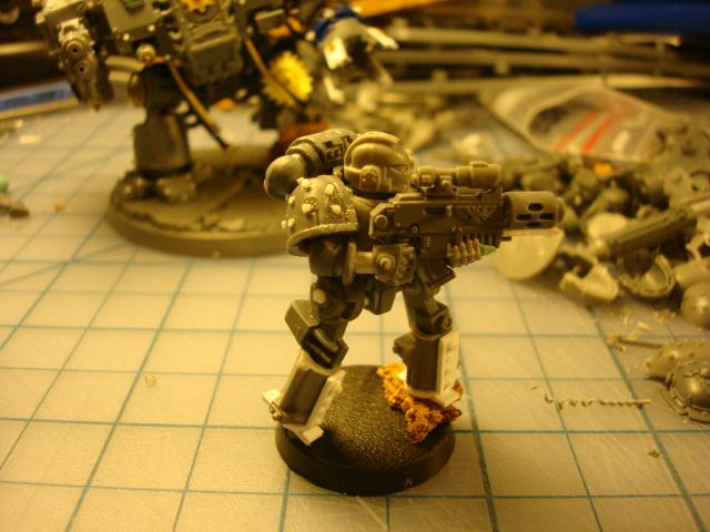 Cyborg, Iron Hands, Space Marines, Warhammer 40,000