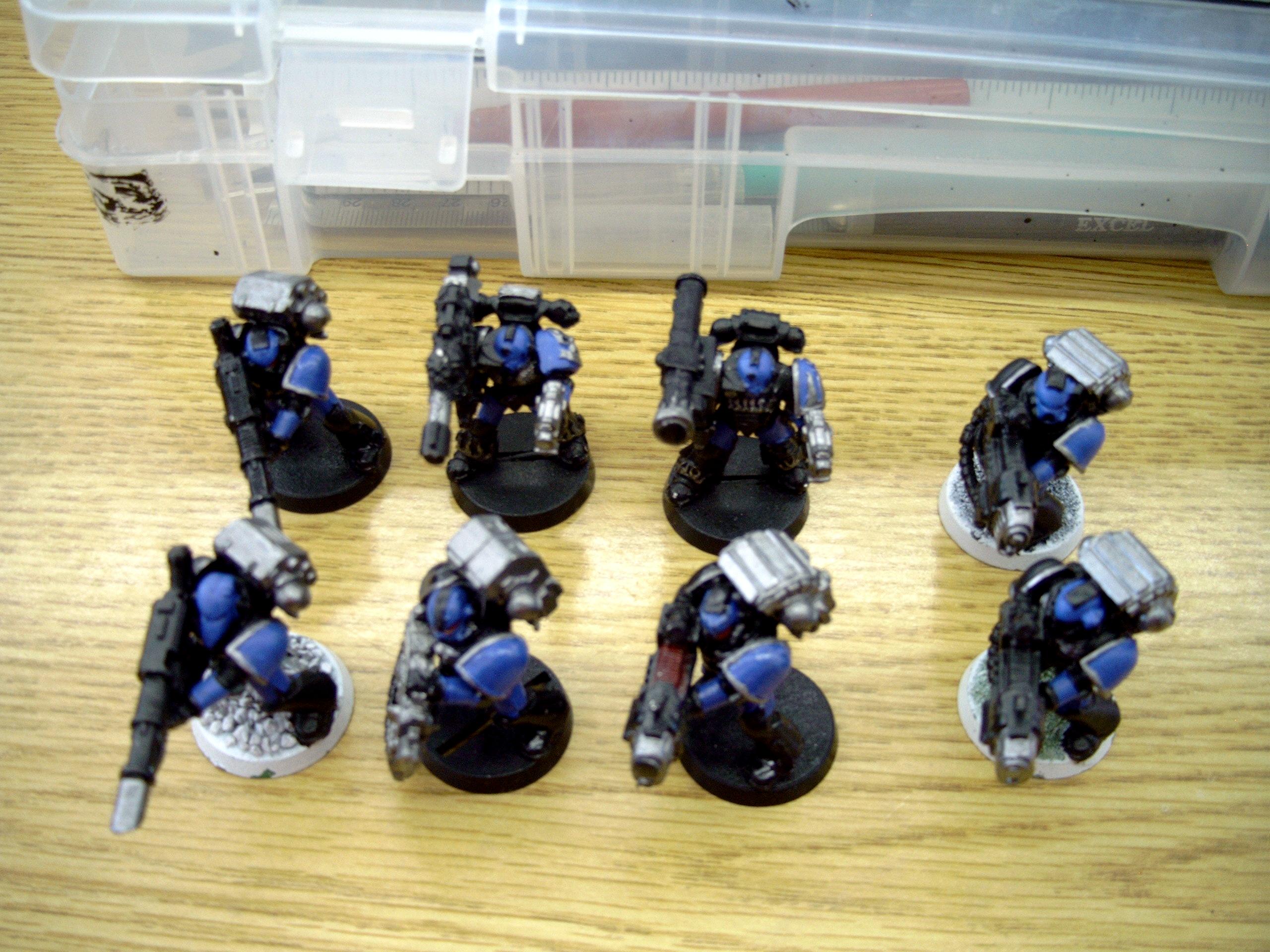 Devistators, Heavy Bolter, Lascannon, Missile Launcher, Plasma Cannons, Space Marines, Warhammer 40,000