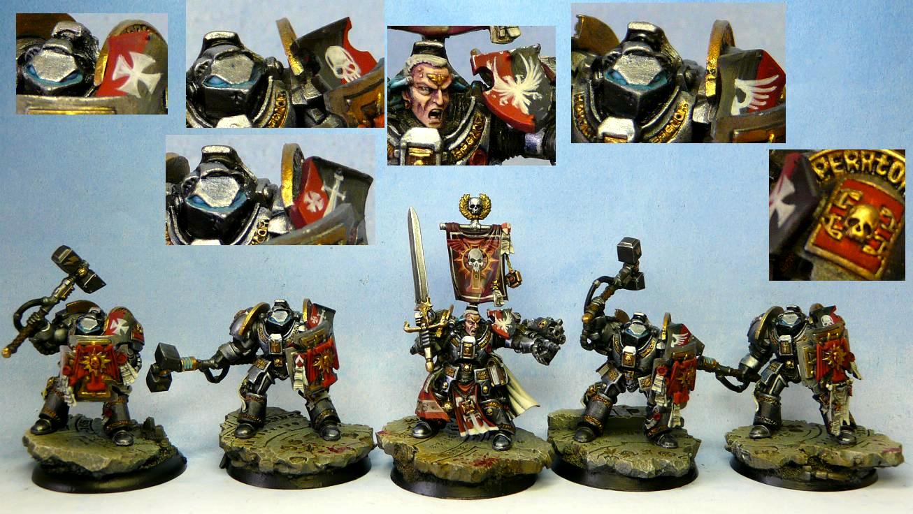 Banner, Freehand, Grey Knights, Inquisitor, Ordo Malleus
