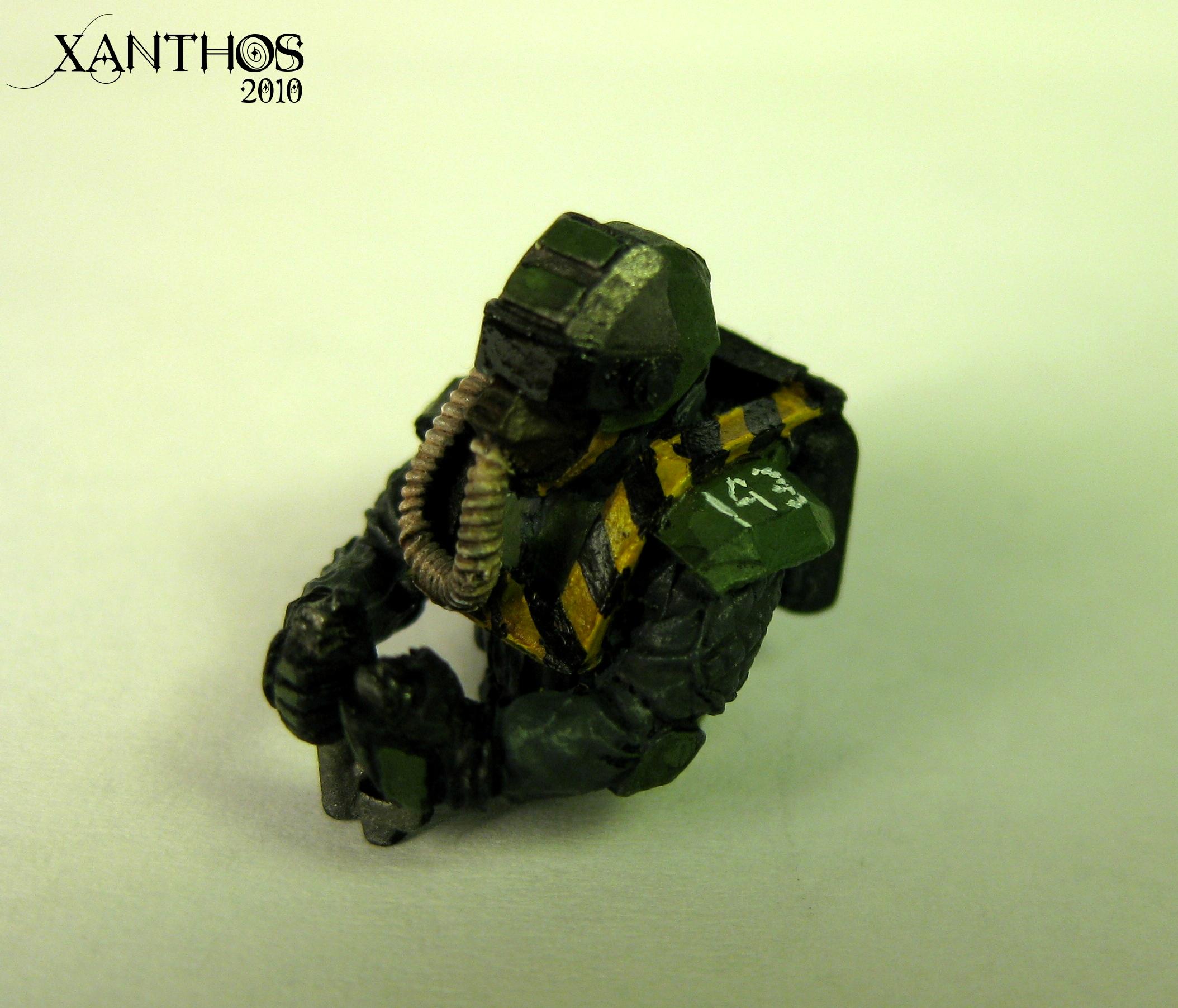 Forge World, Imperil Guard, Sentinel, Warhammer 40,000, Weathered