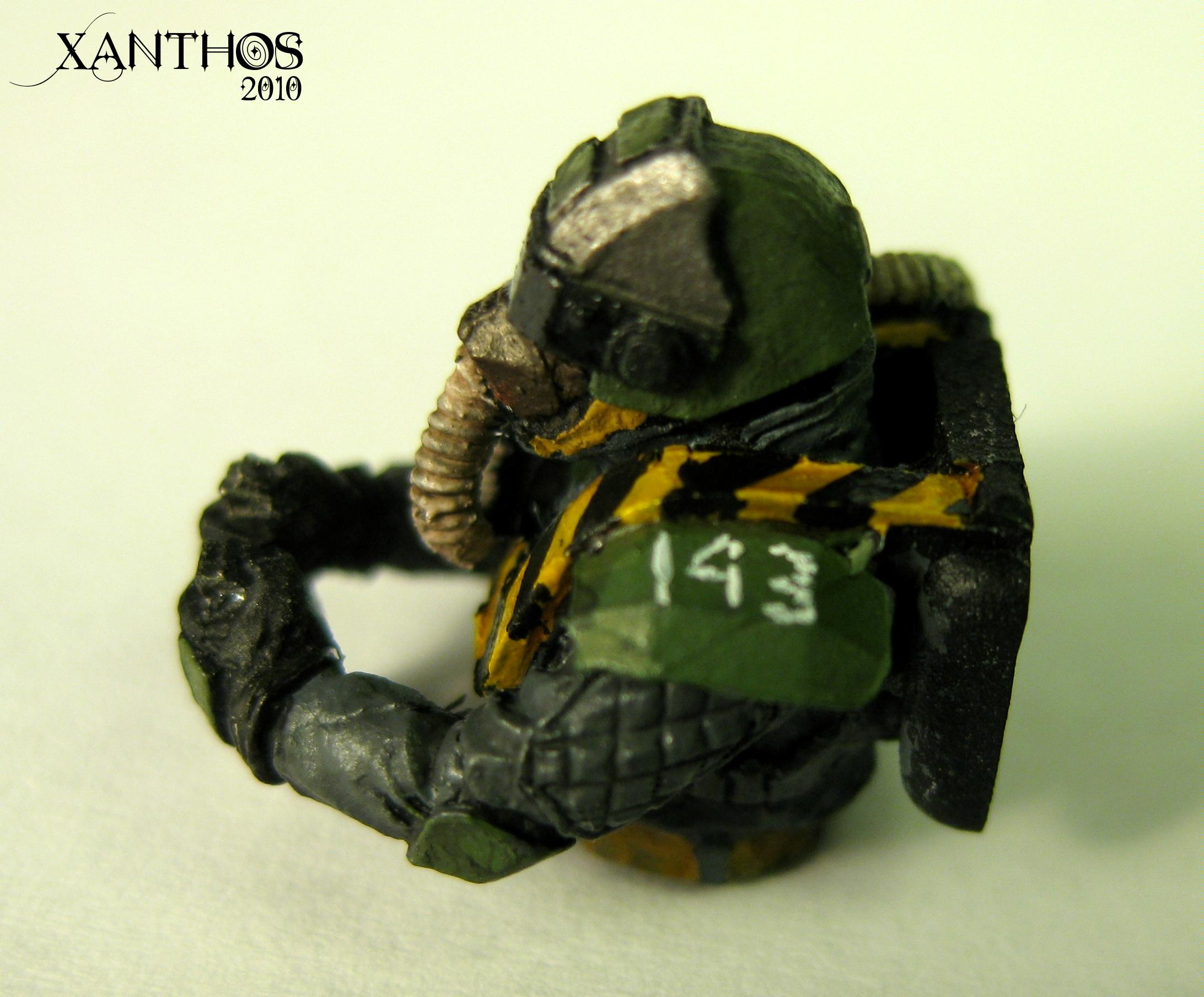Forge World, Imperil Guard, Sentinel, Warhammer 40,000, Weathered
