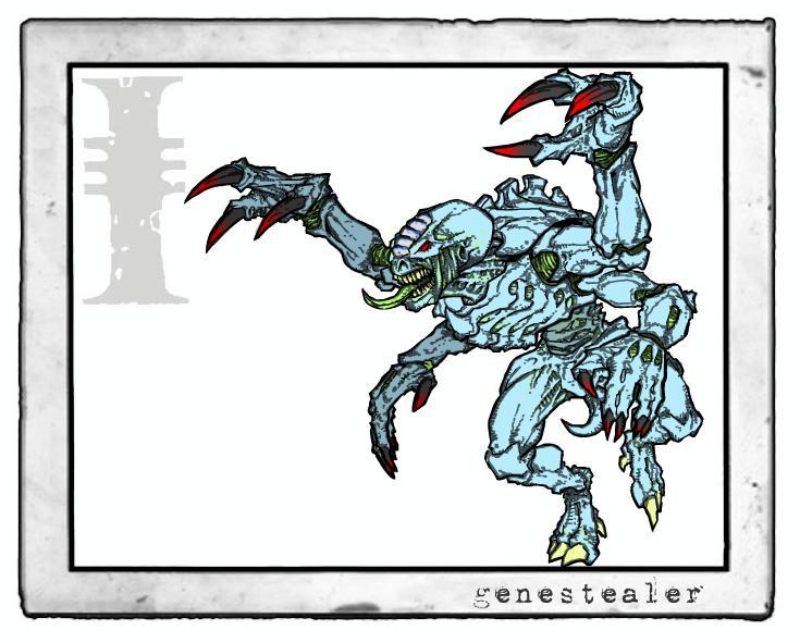 Tyranids, Tyranid Genestealer Ice Scheme