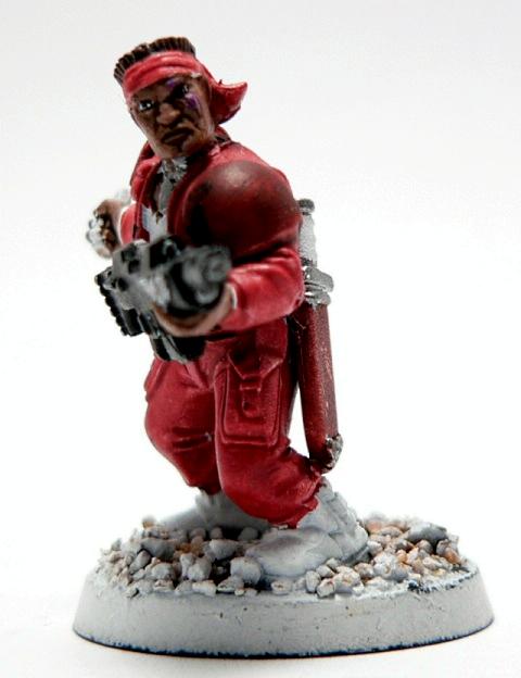 Catachan, Guardsmen, Imperial Guard, Scar, Warhammer 40,000, Wounded