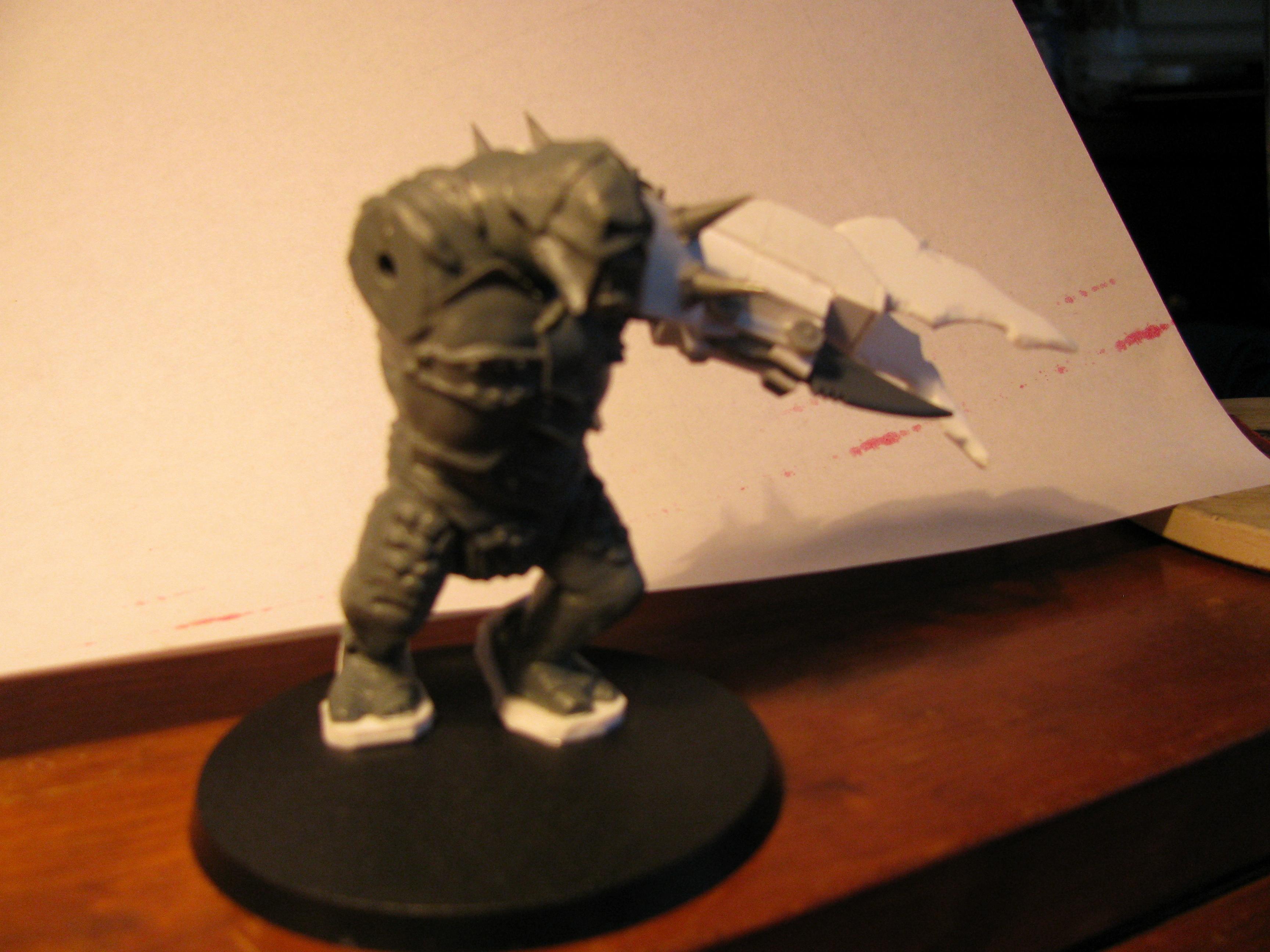 54mm, Blurred Photo, Conversion, Inquisitor, Orks, Sculpting, Warboss
