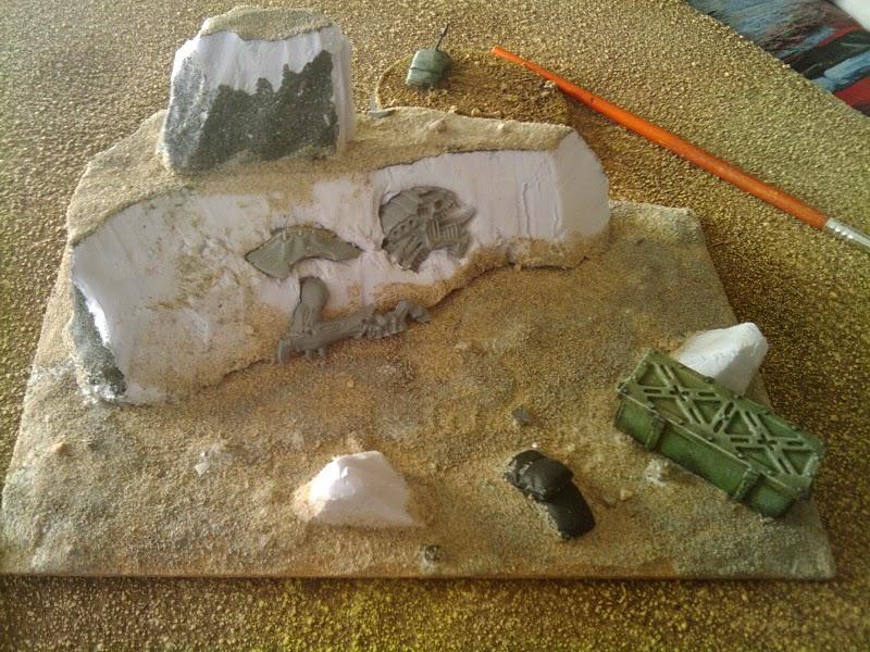 Carnifex, Carniflex, Terrain, Tyranids, Warhammer 40,000, Work In Progress