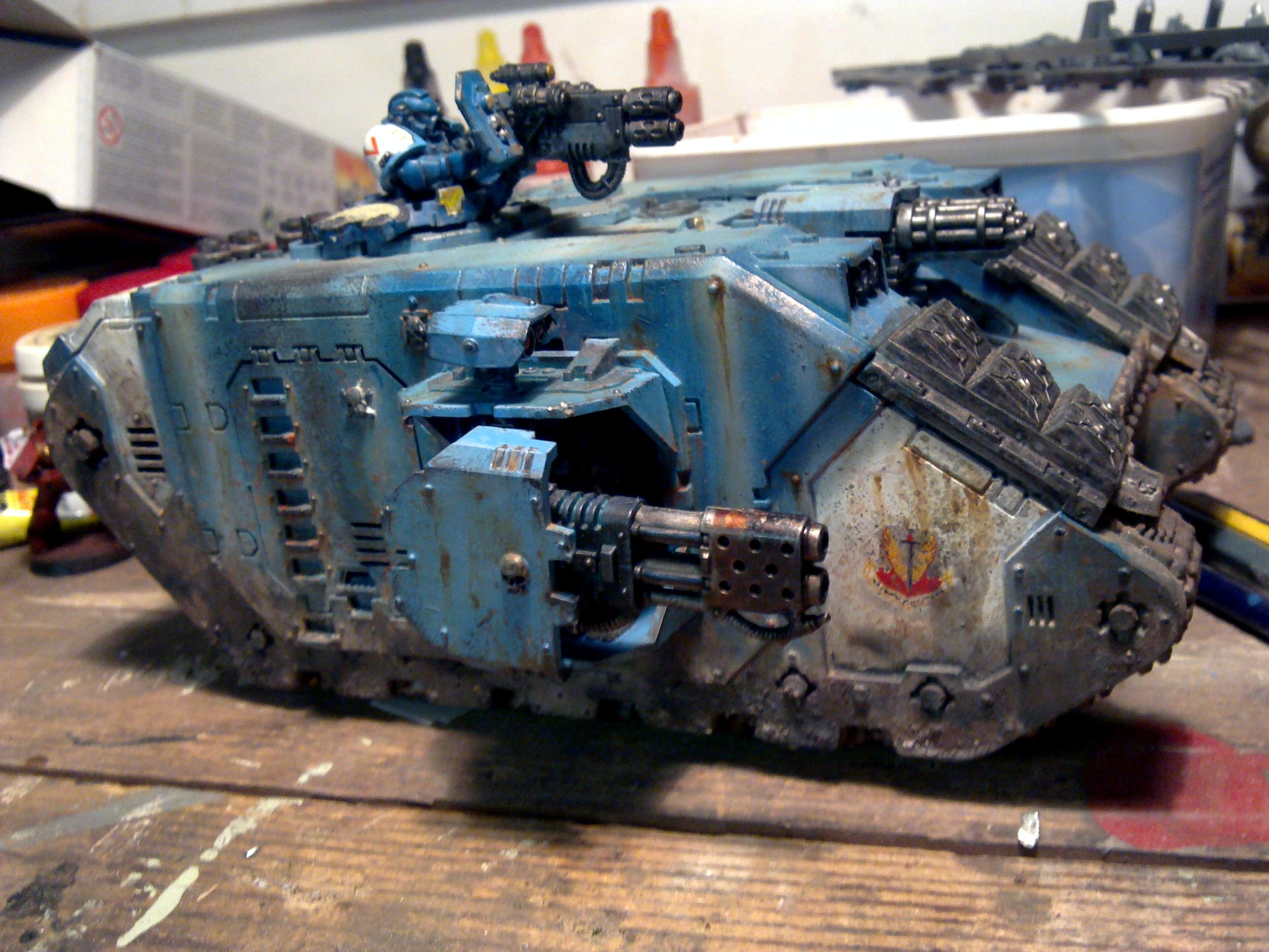 Land Raider, Redeemer, Space Marines, Weathered