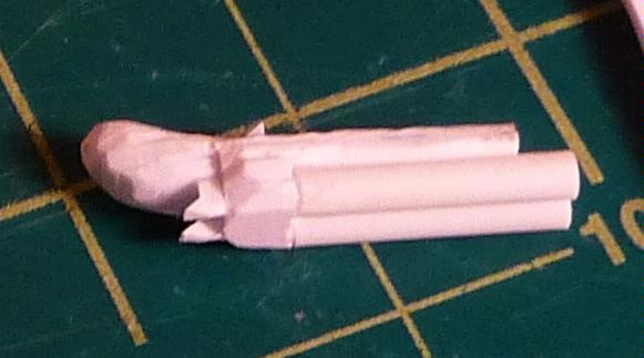 Detail of the shotgun
