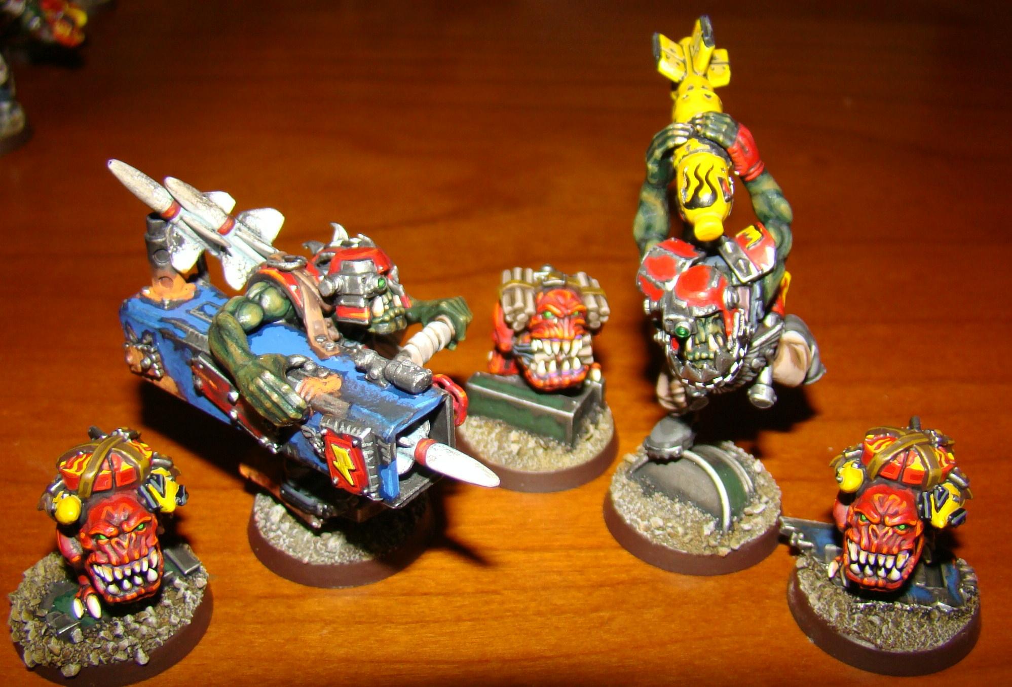 Orks, Squigs, Tankbustas