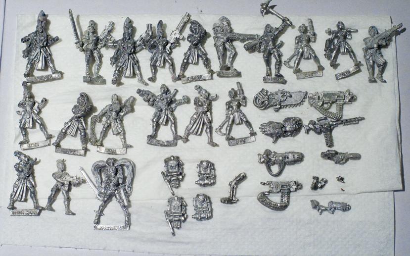 Escher, Female, Games Workshop, Ganger, Ganger Mod, Gangs, Girl, Heavy, Juve, Mod, Necromunda, Painting, Violent Fems