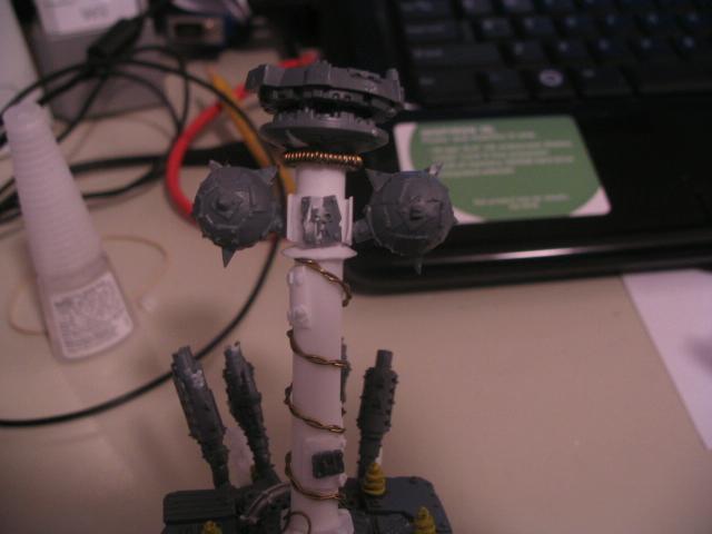 KFF with added plates, the coilhead and glyphs