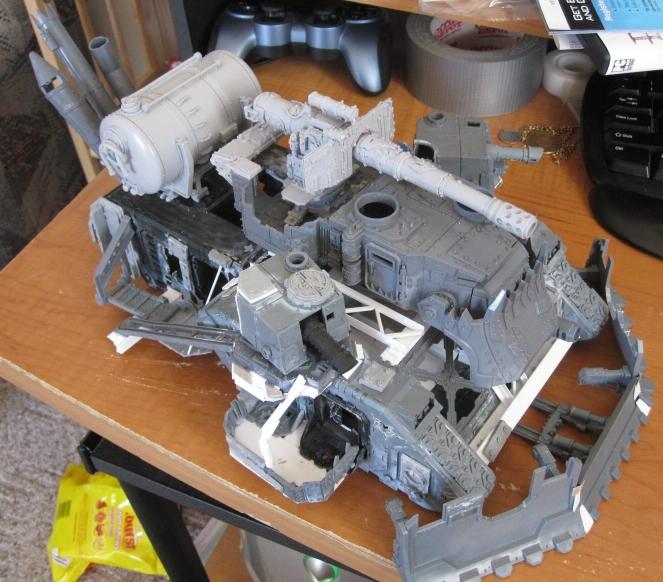 Apocalypse, Battle, Battlewagon, Conversion, Massive, Orks, Wagon, Work In Progress