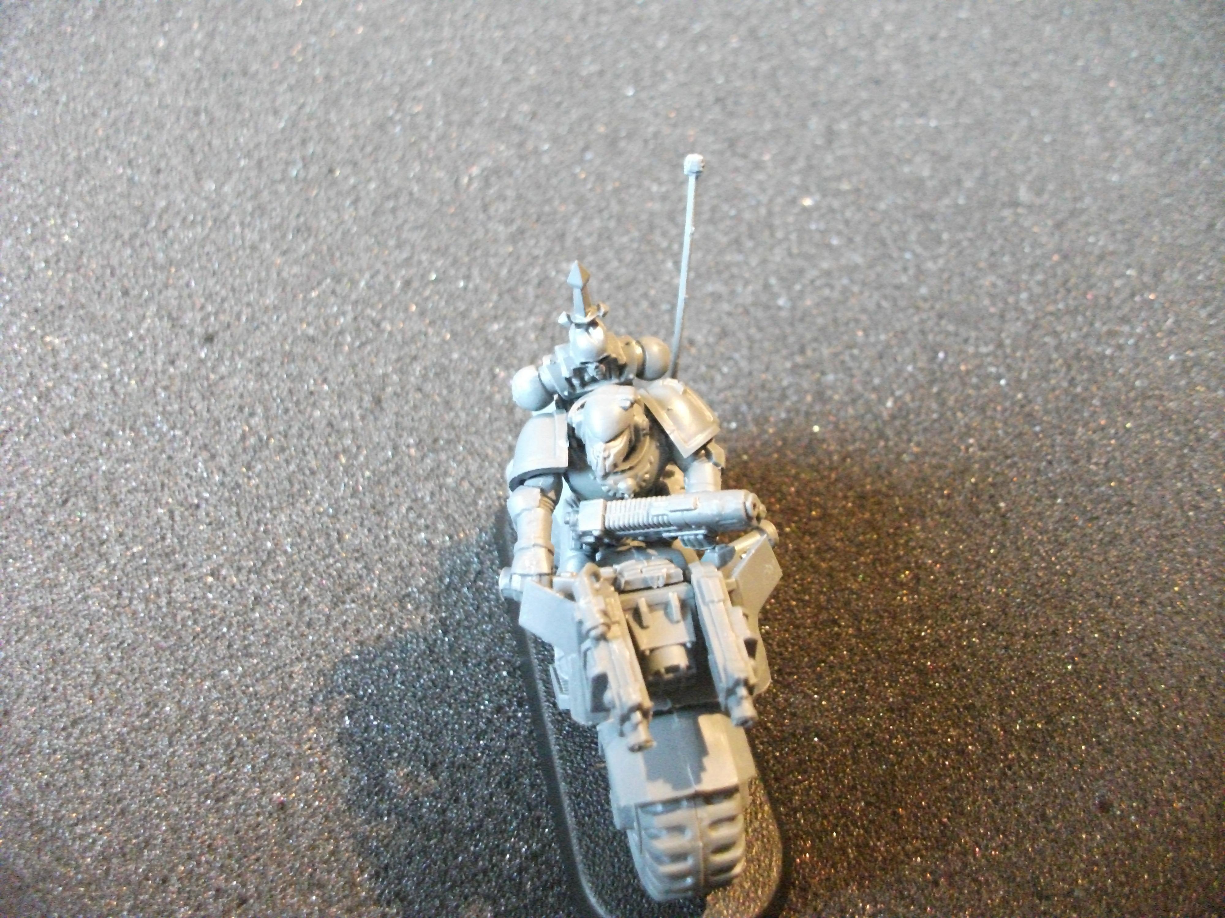Bike, Space Marines, Dark Avengers Brothers of the Blade (Plasmagun) WIP