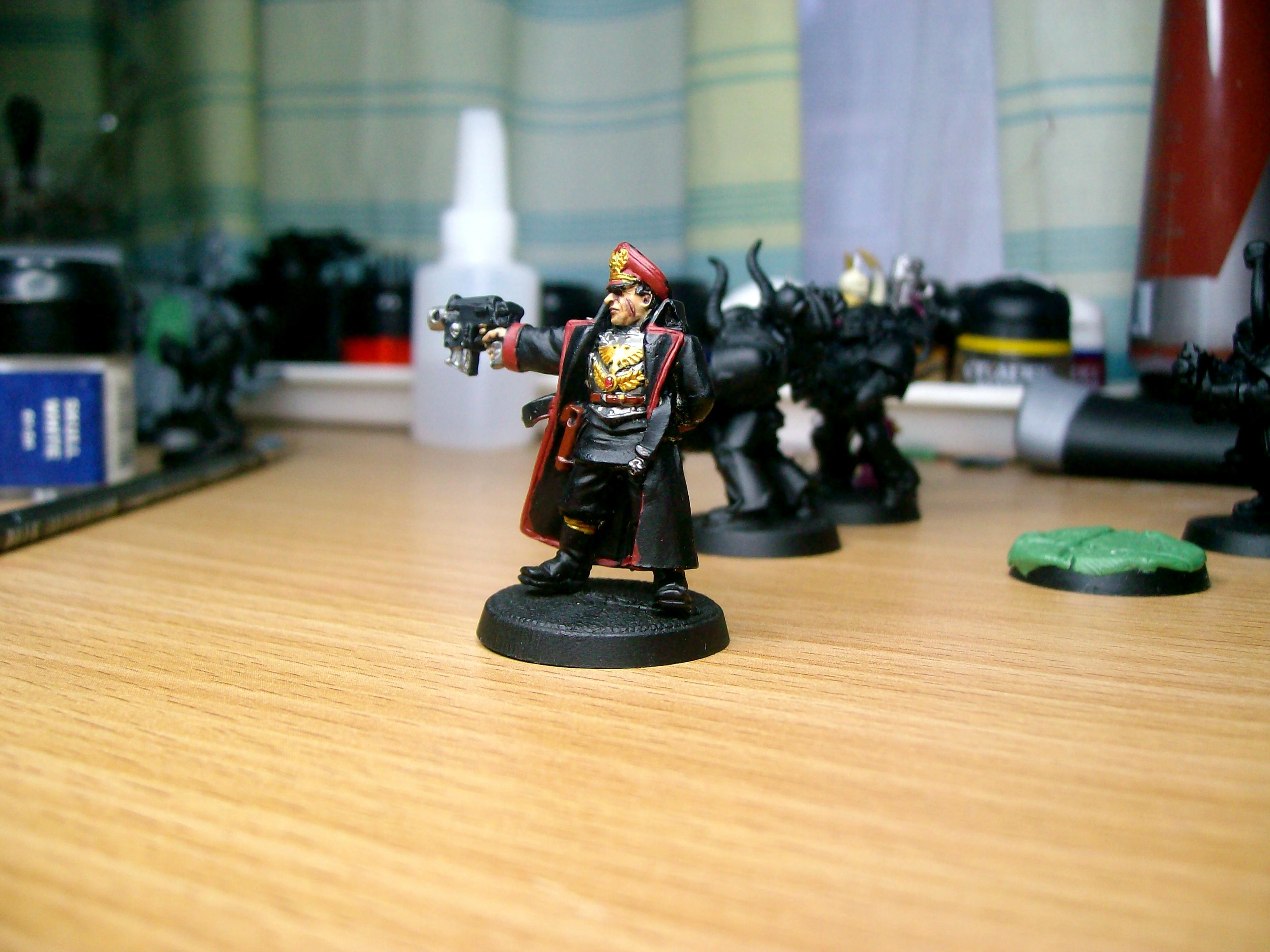 Bolt Pistol, Commissar, Imperial Guard, Imperial Officer, Work In Progress