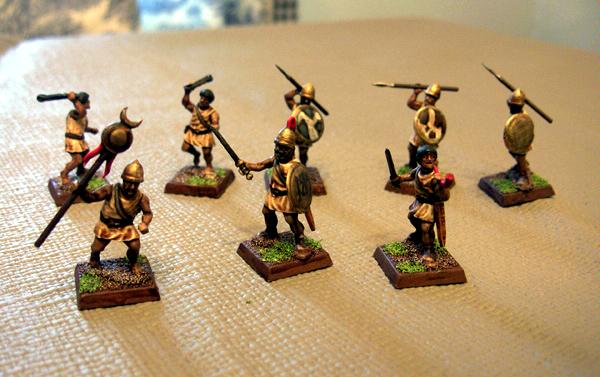 Dipped, Numidian Light Infantry, Speed Painted, Wargames Factory, Warhammer Ancient Battles
